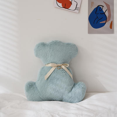 2021新款-可可熊抱枕 36*35cm 可可熊-蓝