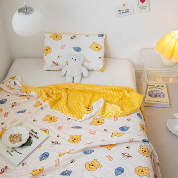 2023新款针织棉可拆洗豆豆枕儿童枕幼儿园枕头直播引流赠品