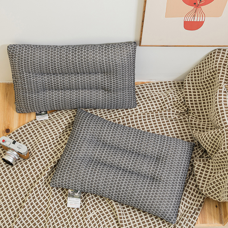 2023新款石墨烯微电能乳胶枕枕头枕芯系列40*60/个 灰色