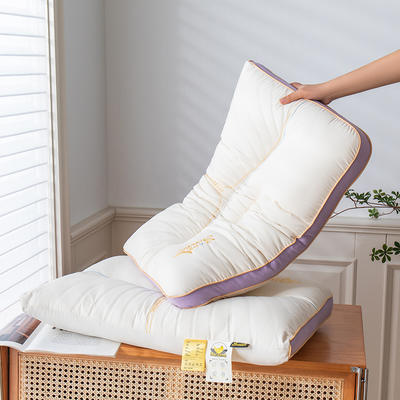 2024新款小奶蕉舒适枕 枕头枕芯 48*74cm/只 小奶焦奶紫色三分区