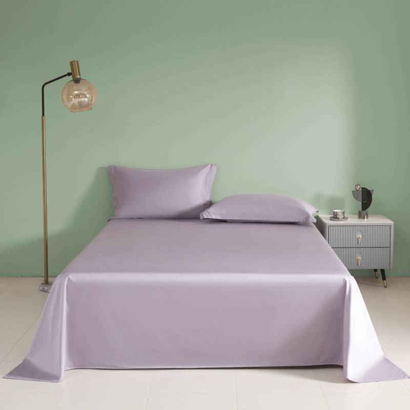 2024新款100支长绒棉纯色系列单品床单 245*250cm单床单 加仑紫