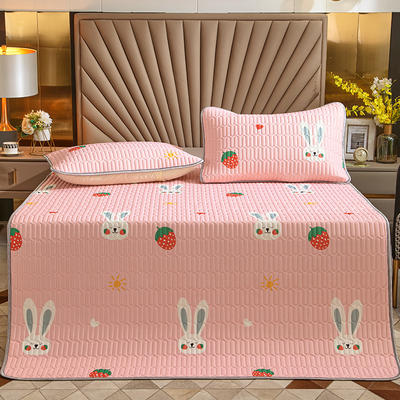 2021新款乳胶凉席 1.2m（4英尺）床 草莓兔