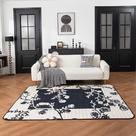 2024新款高级感复古乳胶客厅卧室现代轻奢沙发地垫耐脏防滑地毯 150*200cm 花园秀场