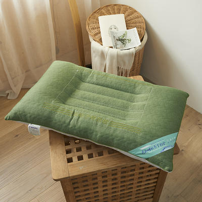 2020新款针织棉决明子明目枕头枕芯48*74cm/只 绿色