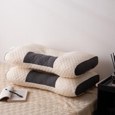 2022新款针织棉按摩枕星级品质枕头枕芯（48x74cm/只） 低枕
