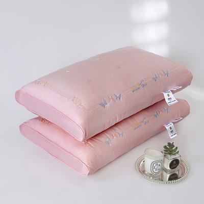 2023新款巴马蚕丝枕枕头枕芯 粉色48*74cm/只 高枕