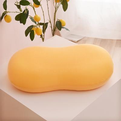 新款（马卡龙四色 ）猫肚枕猫肚皮枕700g-900g 黄色700g+手提