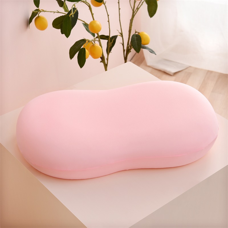 新款（马卡龙四色 ）猫肚枕猫肚皮枕700g-900g 粉色700g+手提