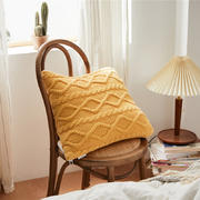 新款弗丽达抱枕毯  抱枕被  午休毯  午睡毯  空调毯 45x45cm平铺135*180cm 鹅黄