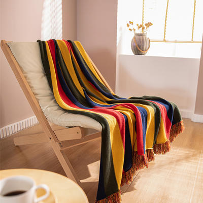 米亚针织毛毯 针织毯 毯子 130cmx180cm 米亚