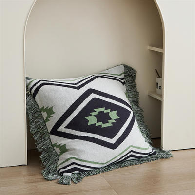 新款全棉安瑞莎抱枕套靠枕、靠垫、方枕、方垫、午睡靠枕系列 45*45cm 安瑞莎--灰绿