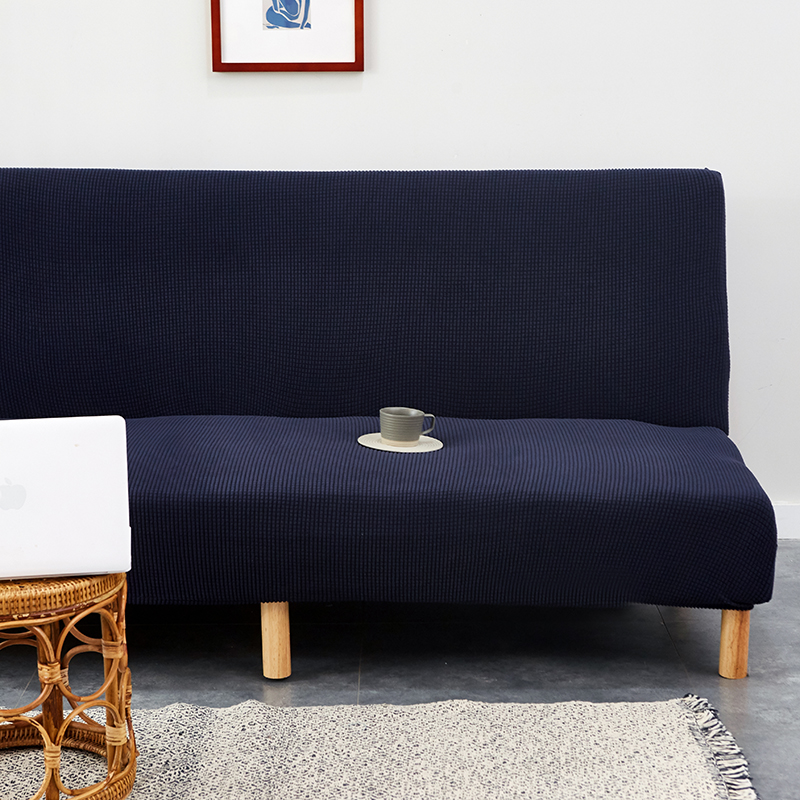（总）2023新款玉米绒系列沙发床套 加大尺寸长度190-210cm 玉米绒-藏青色
