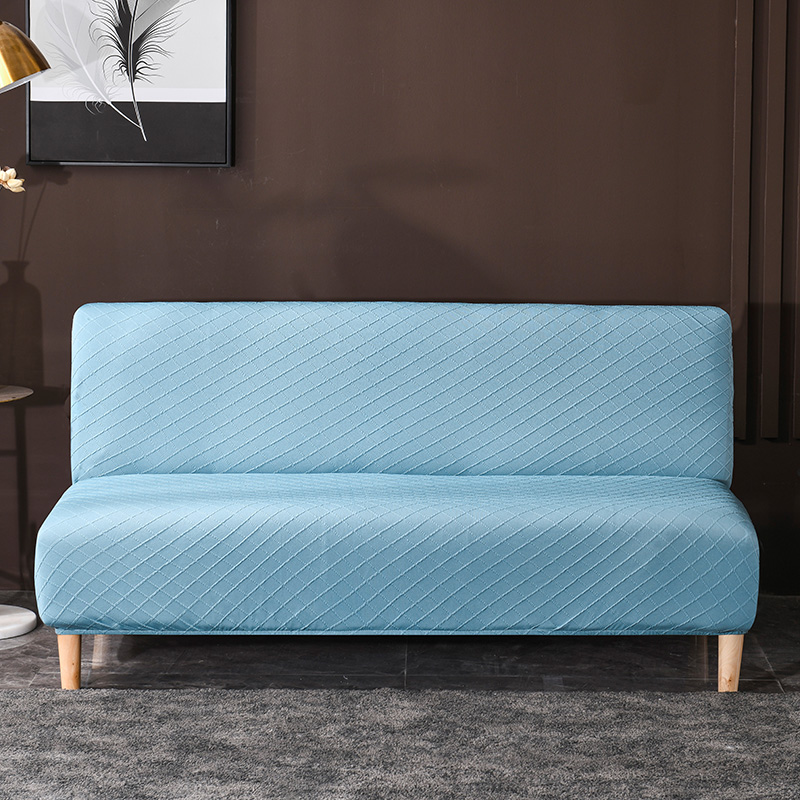 （总）2023新款金针提花系列沙发床套 加大尺寸长度190-210cm 羽纱蓝