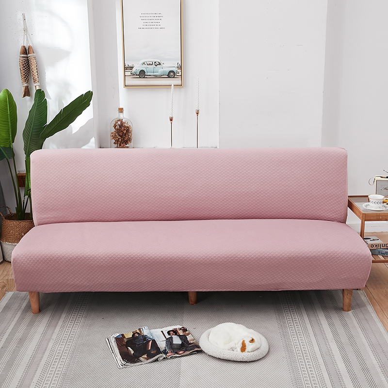 （总）2023新款莫代尔提花系列沙发床套 加大尺寸长度190-210cm 莫代尔-粉色