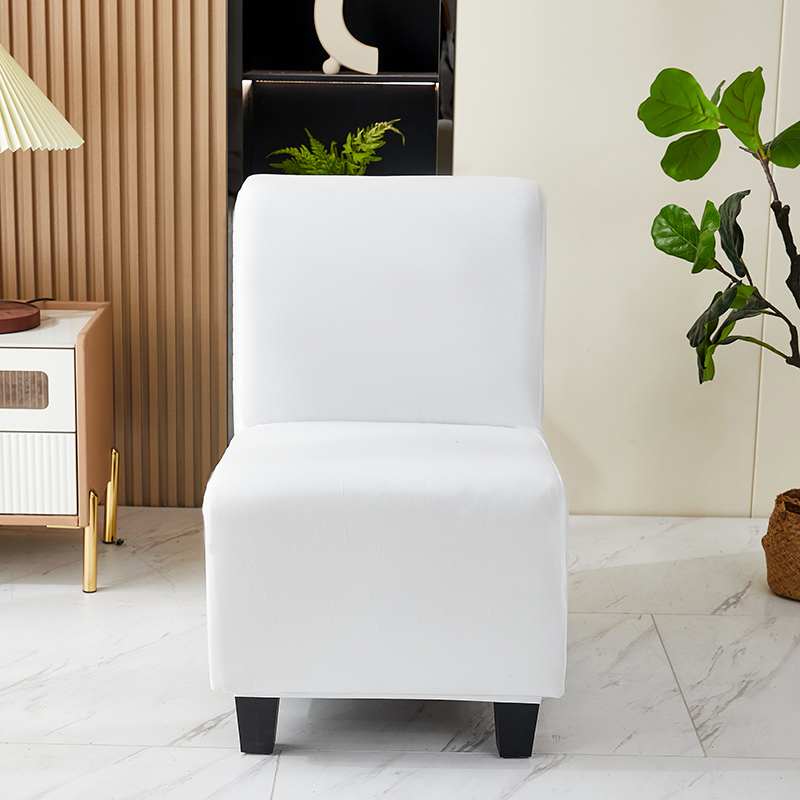 （总）2023新款素色系列胖人沙发椅套 胖椅套-本色白