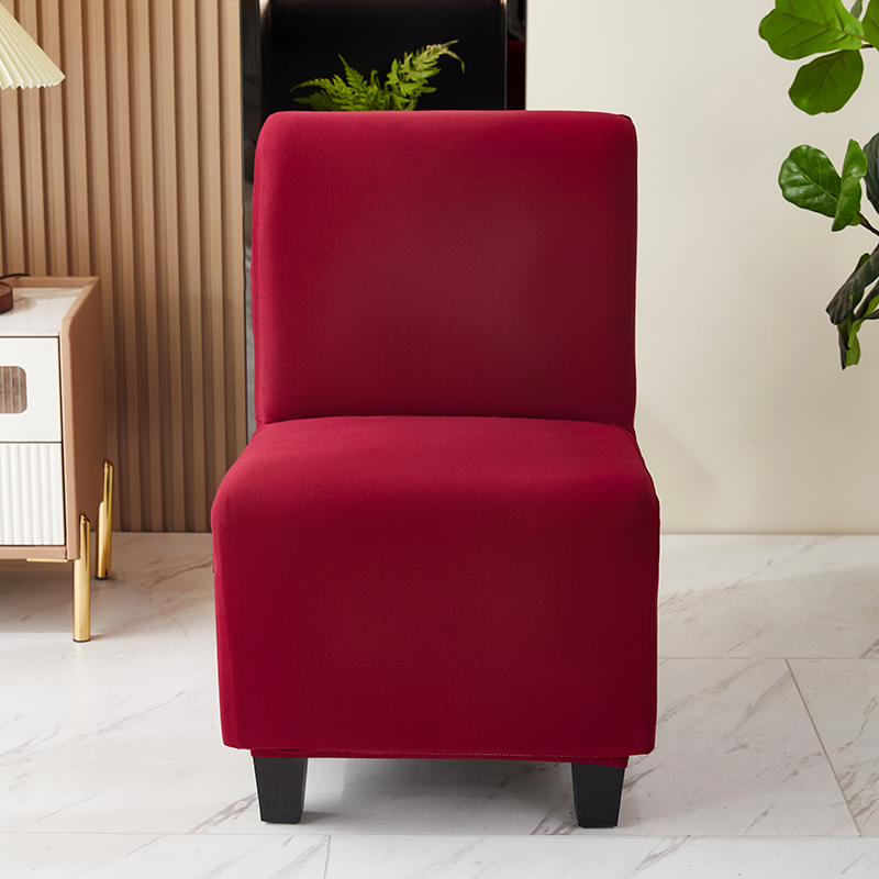 （总）2023新款素色系列胖人沙发椅套 胖椅套-拉菲红
