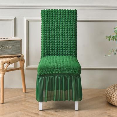 （总）2023新款泡泡纱系列椅套 泡泡纱-绿色