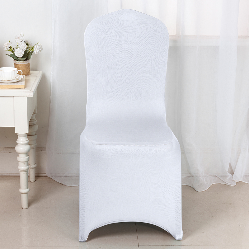 （总）2023新款牛奶丝素色系列椅套-全包小脚款 均码 全包小脚椅套-白色