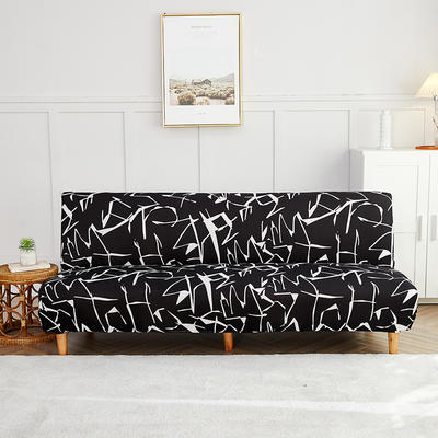 （总）2023新款牛奶丝印花系列沙发床套（新增花色） 加大尺寸长度190-210cm 墨染
