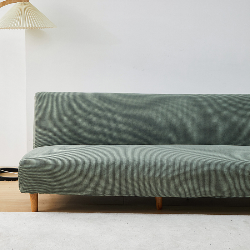 （总）2023新款玉米绒系列沙发床套 加大尺寸长度190-210cm 玉米绒-墨绿