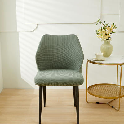 2024新款玉米绒系列椅套（扇形椅套） 玉米绒-墨绿