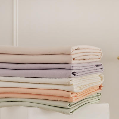 简约日式色织全棉水洗棉被套无印风纯棉被套被子罩单品床单 150x200cm 樱花粉