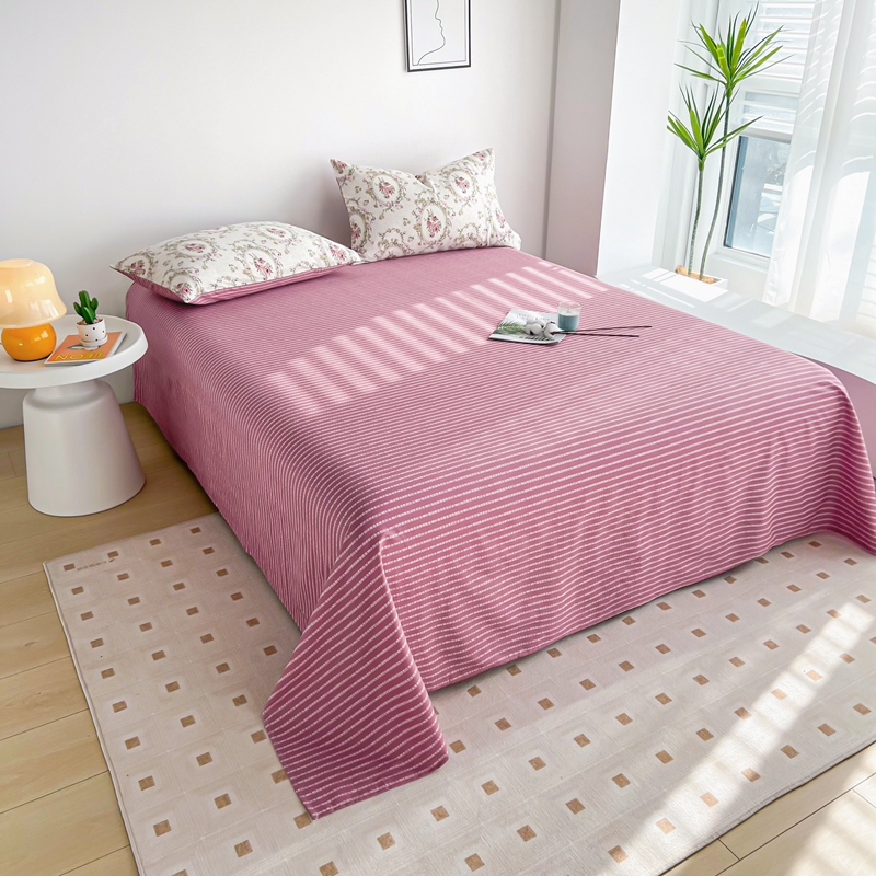 2024新款全棉印花床单枕套系列-单床单 床单230x245cm 艾维斯