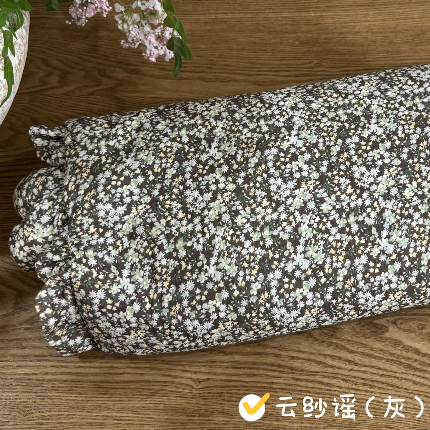 2026新款耳朵荞麦枕头枕芯 云纱遥（灰）