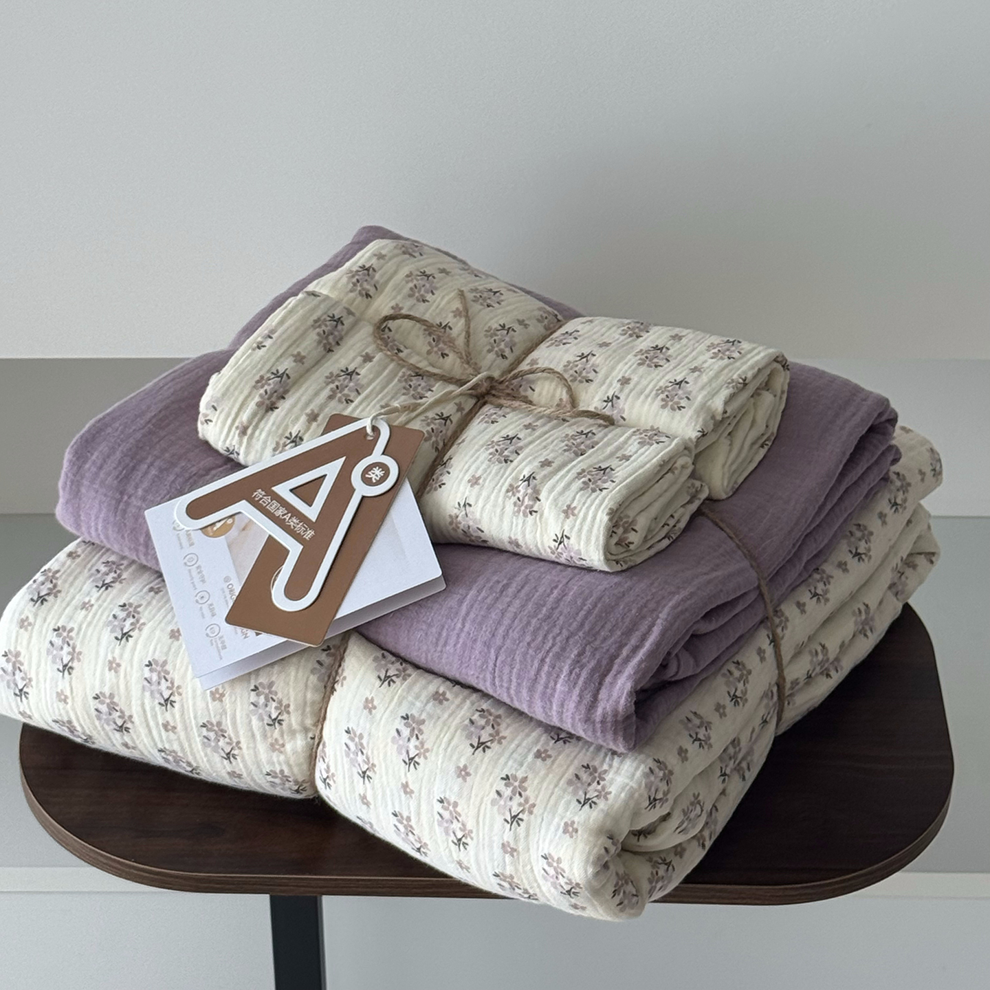 2025新款全棉基础款印花四件套 苏槿