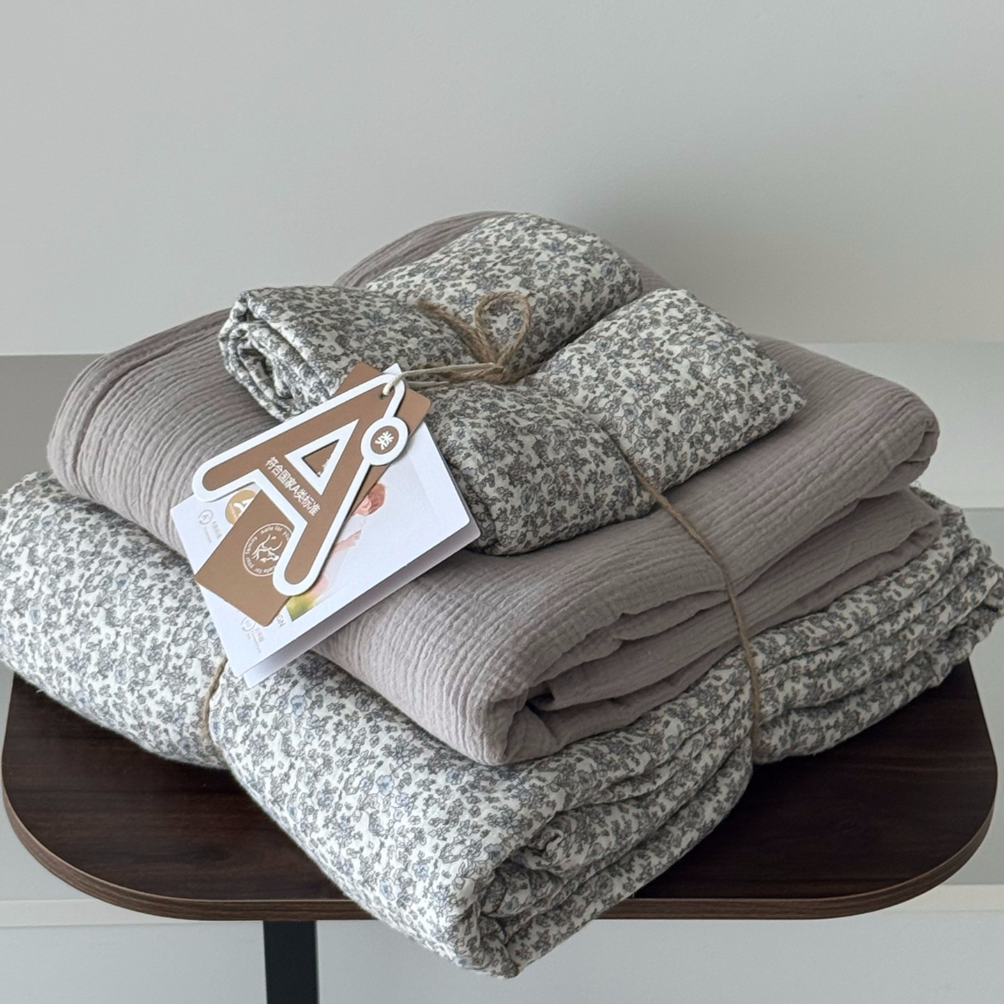 2025新款全棉基础款印花四件套 梦露