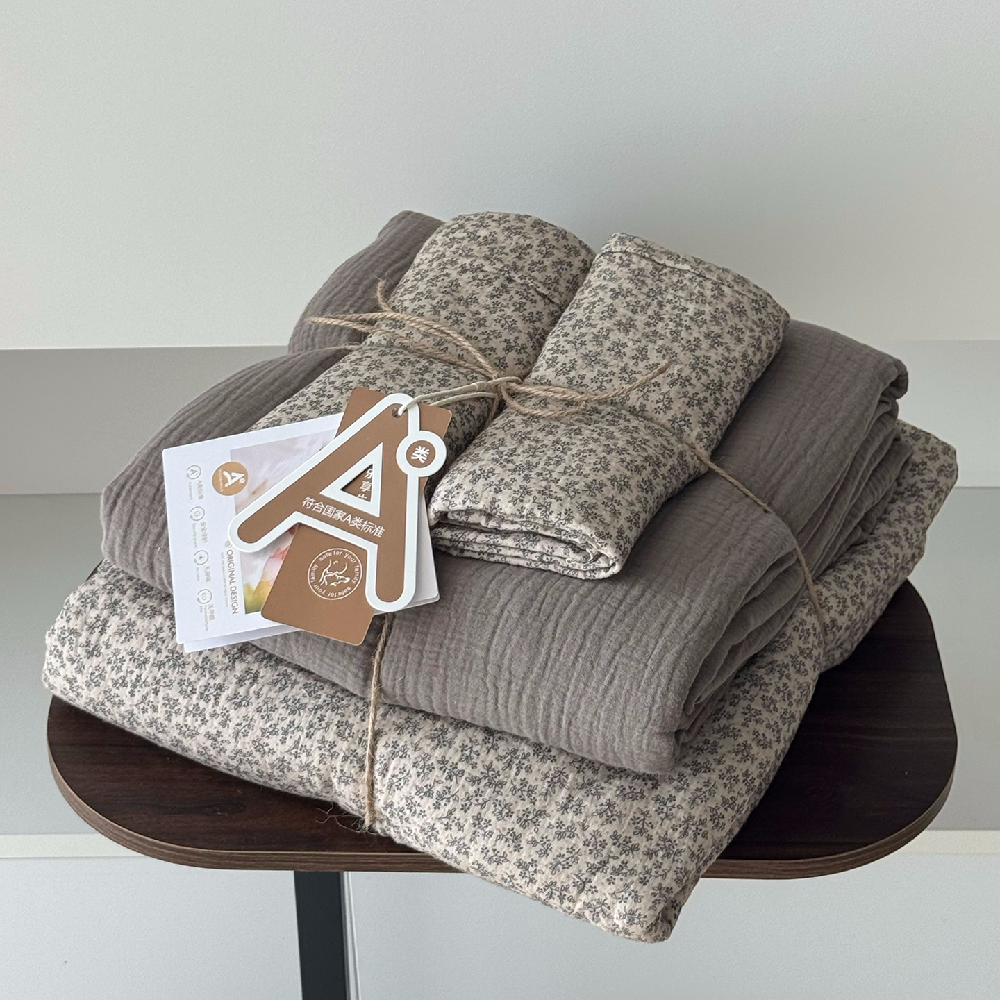 2025新款全棉基础款印花四件套 清秋