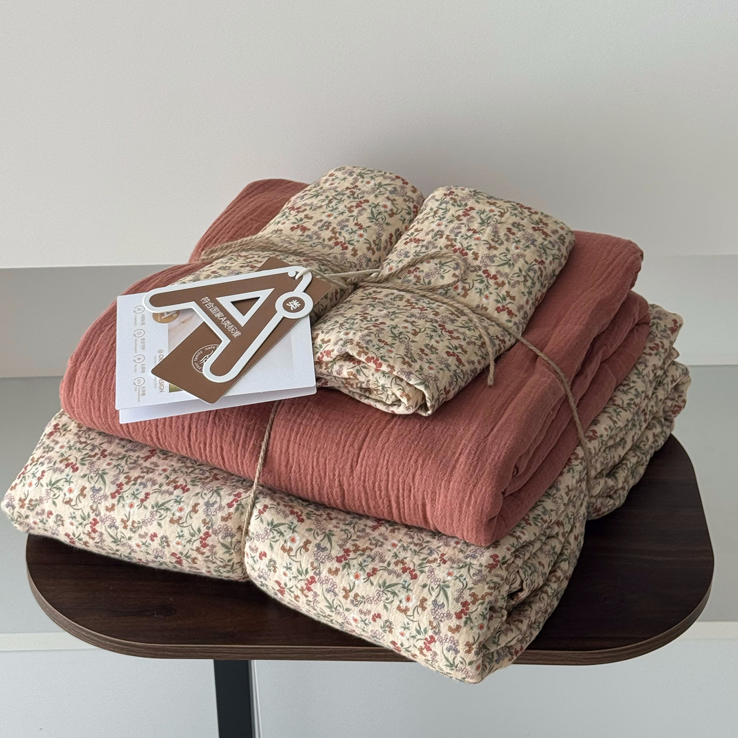 2025新款全棉基础款印花四件套 知画