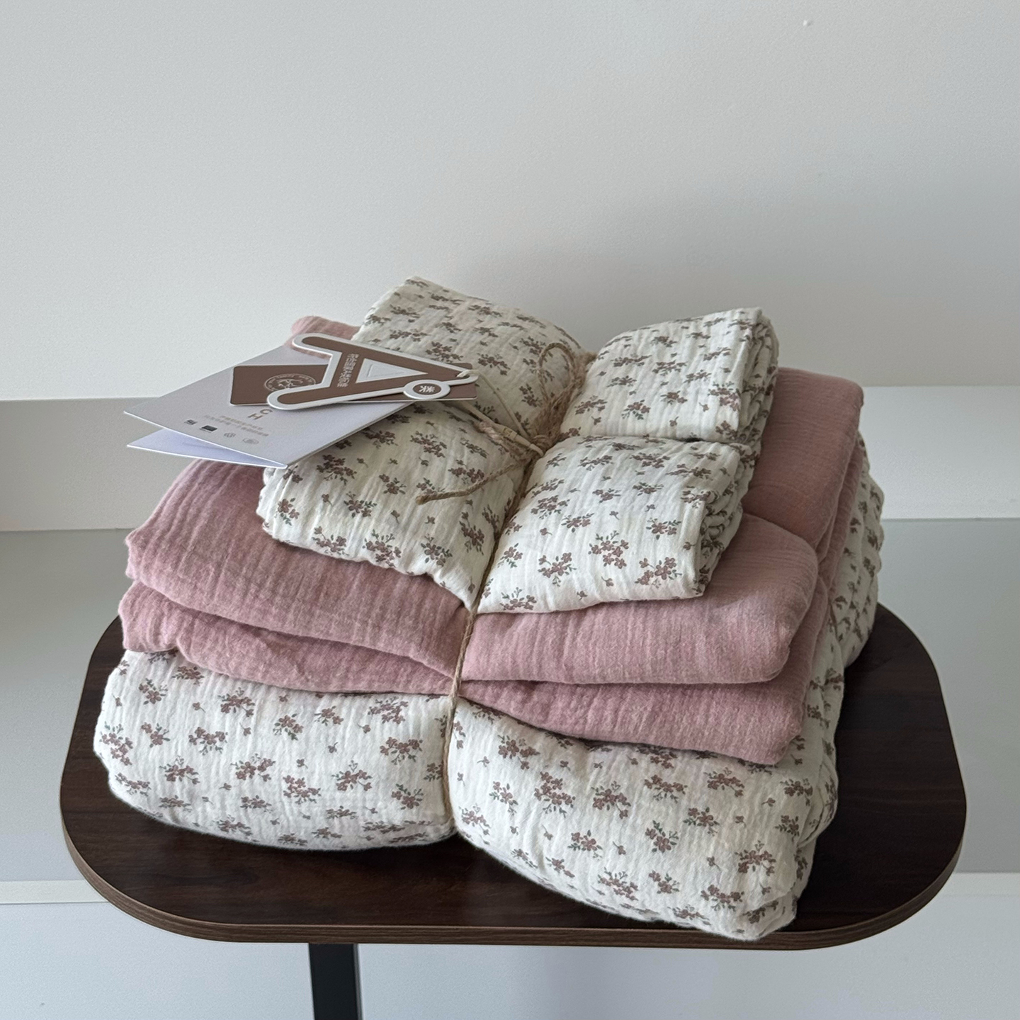 2025新款全棉基础款印花四件套 晚香玉