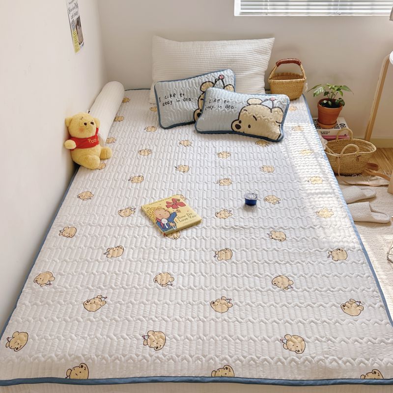 2023新款迪士尼全棉儿童床单午睡垫子 60cmx120cm 维尼熊
