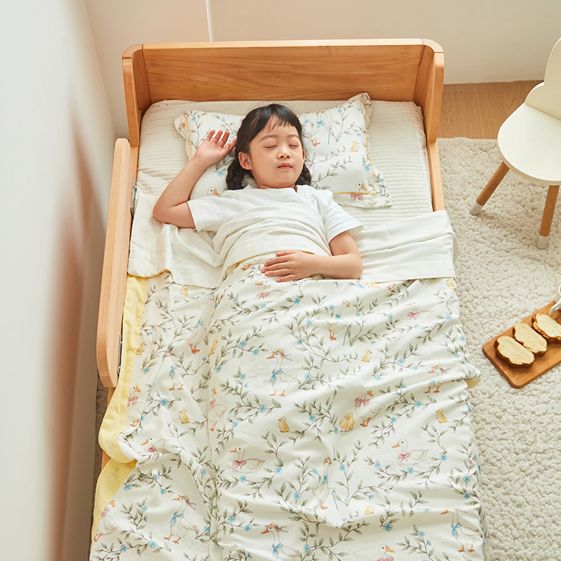 2025新款天竹系列A类竹纤维四层纱儿童盖毯幼儿园夏被