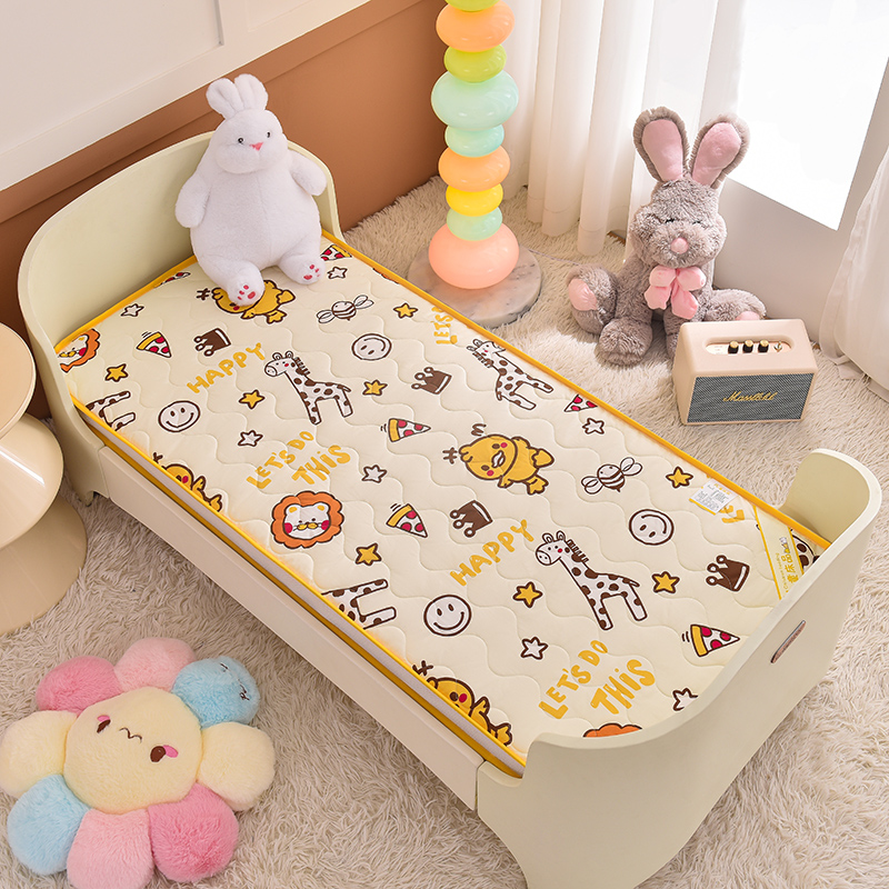2025新款加厚立体全棉棉花床垫幼儿园床垫床褥儿童床垫 50*130cm 动物园
