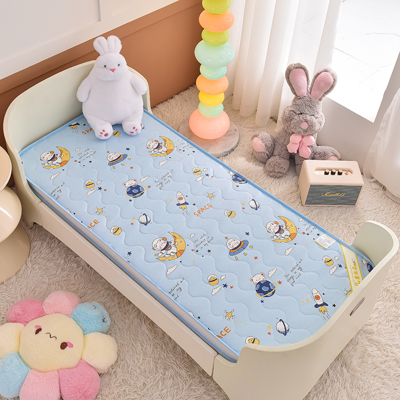 2025新款加厚立体全棉棉花床垫幼儿园床垫床褥儿童床垫 50*130cm 星际火箭