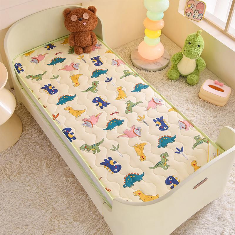 2025新款加厚立体全棉棉花床垫幼儿园床垫床褥儿童床垫 50*130cm 恐龙聚会