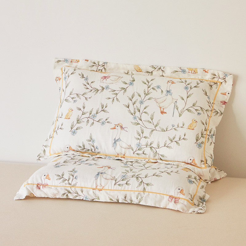 2025新款天竹系列A类竹维四层纱枕套儿童枕套幼儿园枕套