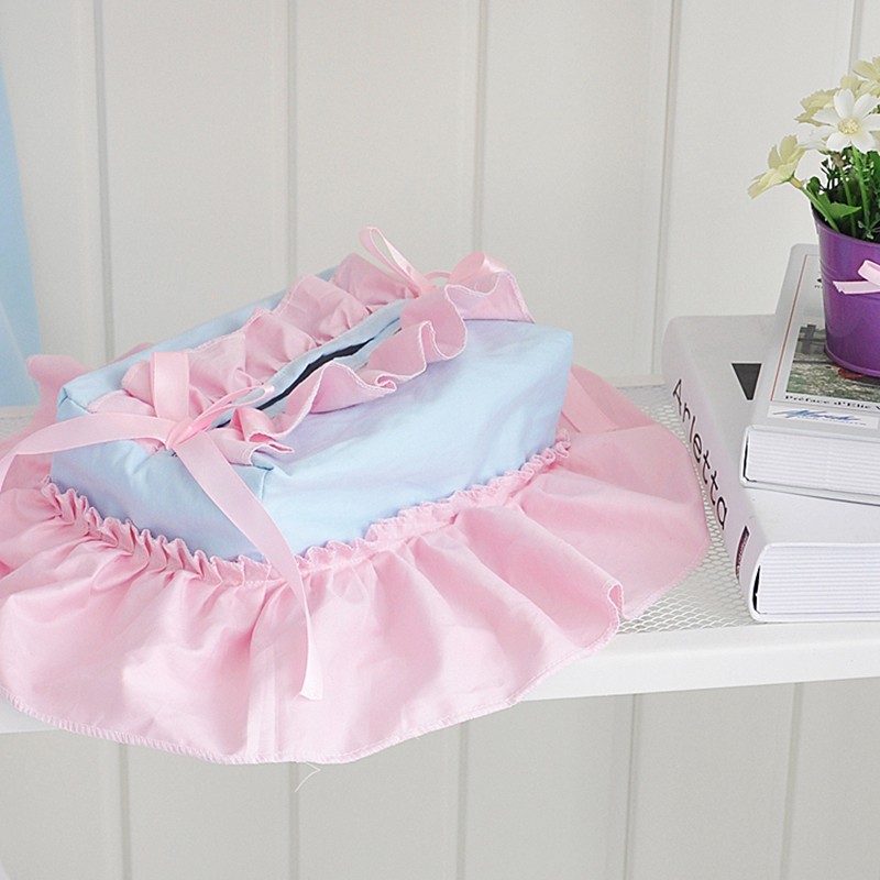 2019新品全棉：素色公主风系列全棉三公主床罩款四件套 1.2米：床裙三件套 纸巾盒罩可配对应花色