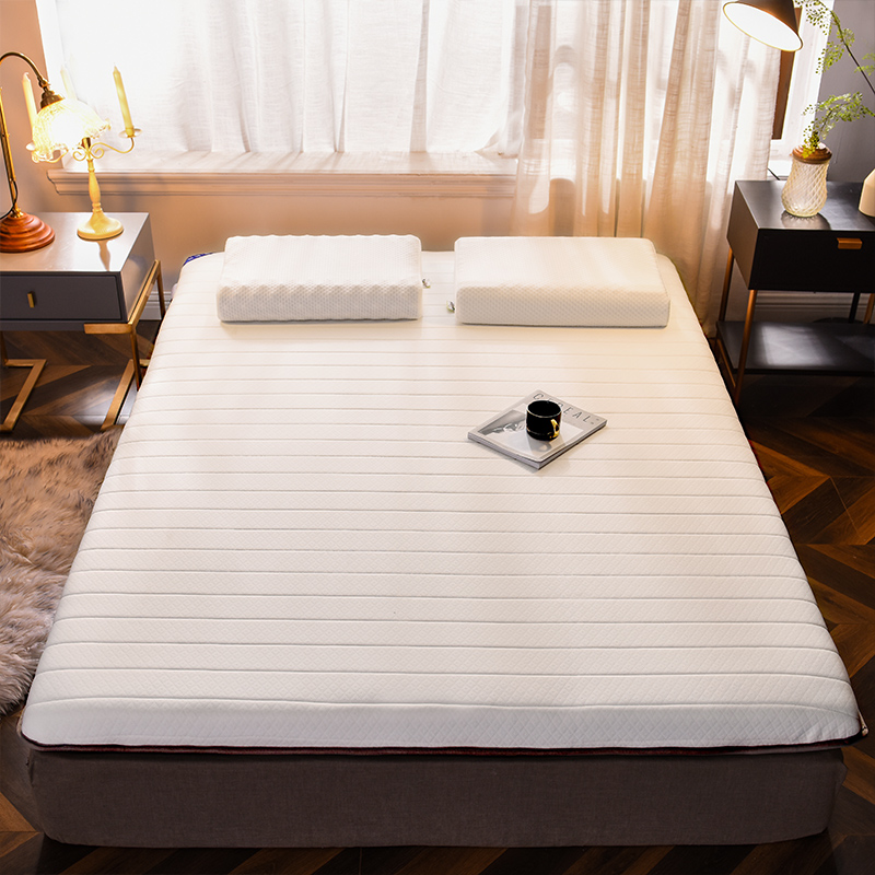 寐珂家纺2023新款乳胶床垫透气榻榻米床垫支持定制 0.9*2.0m床 白色10cm