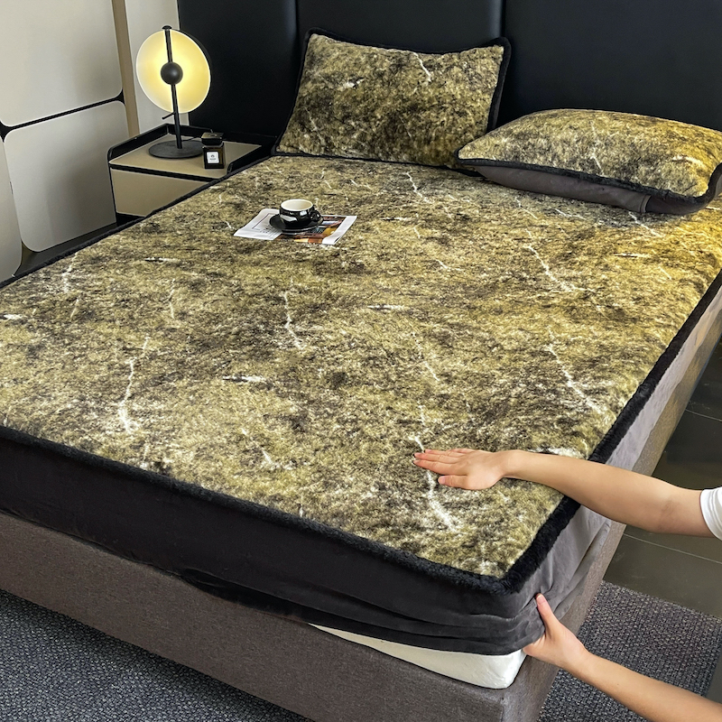 2025新款牛奶绒保暖床笠