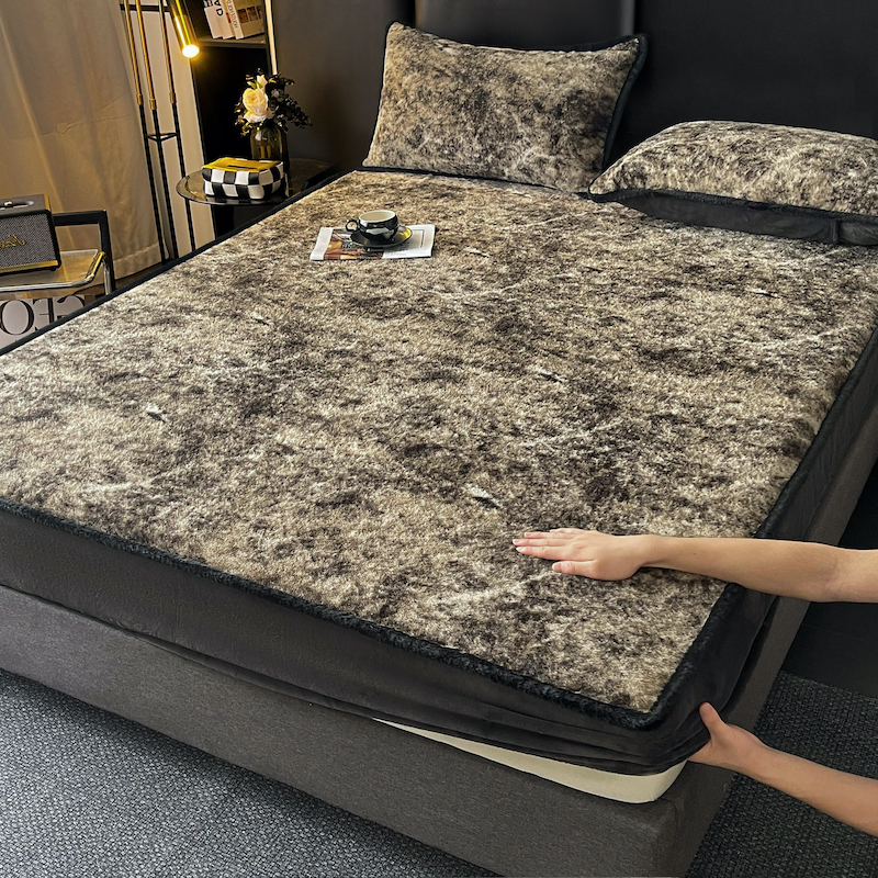 2025新款牛奶绒保暖床笠