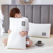 2023新款热熔枕头枕芯     48*74   cm/只 针织棉热熔枕-皎白