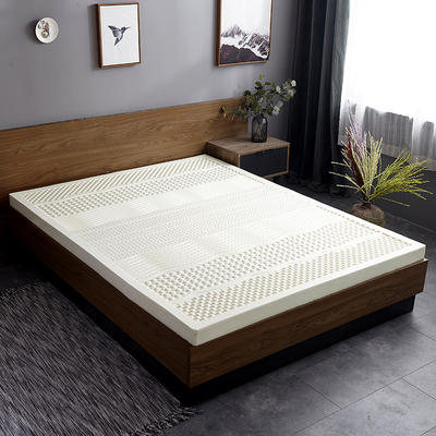 睡趣家纺 2020新款泰国天然乳胶床垫榻榻米床垫（A品带内外套） 1.0*2m 七区按摩5厘米