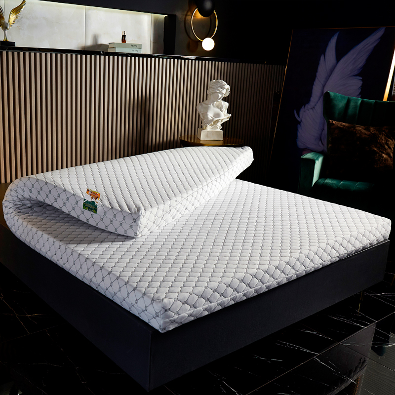 睡趣 泰国天然乳胶床垫热卖(带内外套，可拆洗不起球，A品) 0.9*1.9米床 平面舒适5厘米