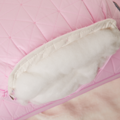 全棉乳胶功能枕枕头枕芯 粉色
