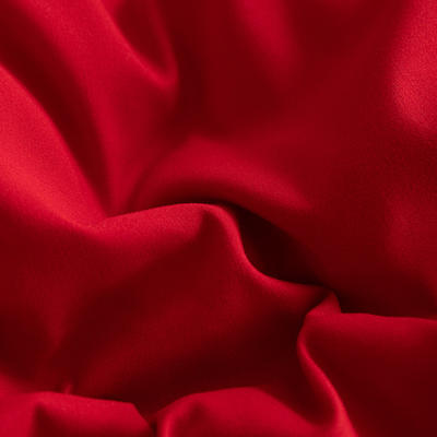 高克重磨毛三四件套全棉绣花加厚保暖套件直播2022新品爆款 1.8m（6英尺）床 繁华-红色