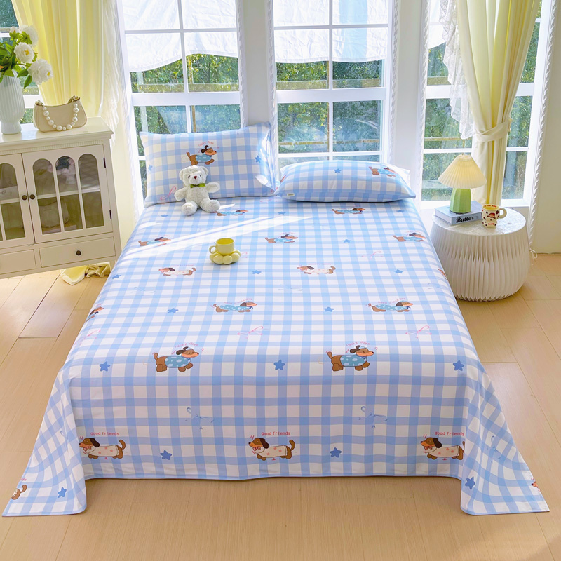 2026新款A类全棉老粗布单床单