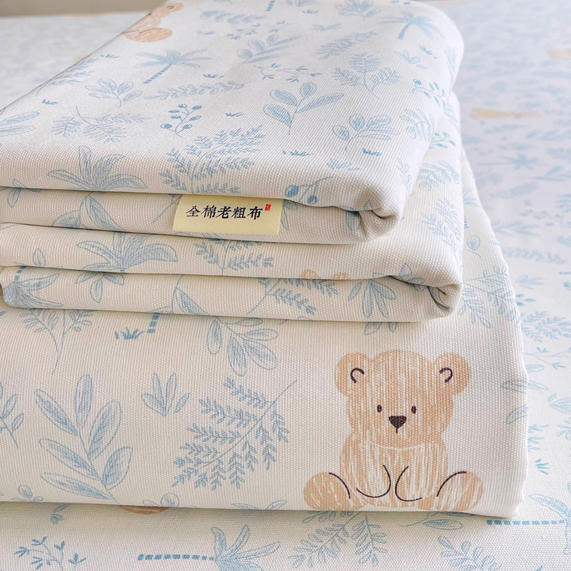 2026新款A类全棉老粗布单床单